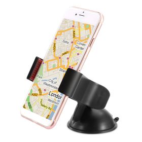 Universal Car Phone Holder 360° Rotation Car Windshield Phone Mount w/ Clip-Grip Strong Suction Cup for iPhone XS/XS Max/ X Galaxy S10/S9+ Google Nexu