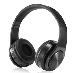 Wireless V5.0 Stereo Headsets Over-Ear Headphones Foldable Soft Memory-Protein Earmuffs 10Hrs Work w/ Built-in HiFi Mic 3.5mm Wired MMC Ports Earphone