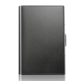 Credit Card Holder RFID Blocking Stainless Steel Waterproof Case Card Protector for Business Men
