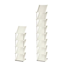 5 Tier Vertical Shoe Rack Narrow Free Standing Storage Organizer for Entryway Space-Saving Stackable Shoe Holder Corner Shoe Tower For Entryway Bedroo