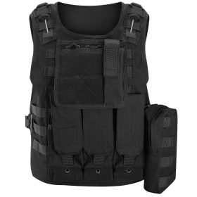Adults Tactical Vest Military Airsoft Paintball Vest Camouflage Combat Vest for Hunting Army Fans CS War Game