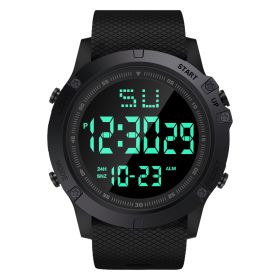Men\'s Digital Sports Watch Water-Resistant Military Wrist Watch w/ LED Backlight Date/Week/12/24H Display Alarm Stopwatch Function