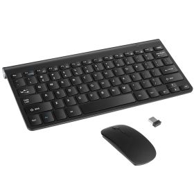 Wireless Keyboard and Mouse Combo 2.4GHz Ultra Thin Silent Wireless Keyboard and Mouse with USB Receiver