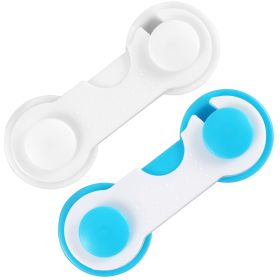 10Pcs Kids Safety Locks  Drawer Cabinet Strap Locks Baby-Proof Adhesive Fridge Latches Locks