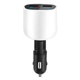 Dual USB Car Charger 17W 3.4A Phone Tablet Cigarette Lighter Charger USB Charging Adapter w/ Low Voltage LED Display For iPhone XS/iPhone XS Max/Galax