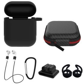 Silicone Case for Apple AirPod 1 2 AirPods Protective Cover Skin w/Strap Ear Hooks Watch Band Holder