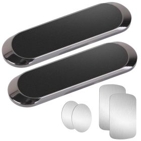 2 Pack Universal Magnetic Car Mounts Dashboard Magnet Phone Holder Stand Fit for iPhone Galaxy iPad