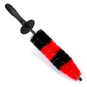 Car Wheel Brush Rims Tire Seat Engine Wash Cleaning Tool 16.93in w/ Soft Long Soft Bristle for Wheels Rims Exhaust Tips Motorcycles