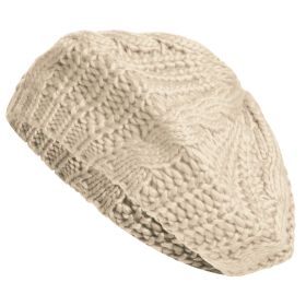 Knit Beret Hat Winter Warm Hat Women Men Skull Cap Beanie 7 Colors