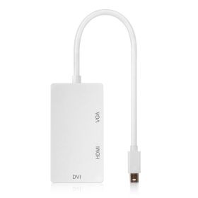 Mini DisplayPort Thunderbolt to HDMI DVI VGA Adapter