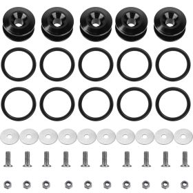 5Set Car Quick Release Bumper Fasteners Front Rear Bumper Holders Trunk Fender Hatch Lids Kit