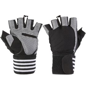 Fitness Workout Gloves Weight Lifting Gym Workout Training with Wrist Wrap Strap for Men Women
