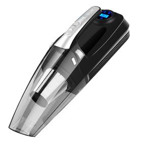 4 in 1 Car Handheld Vacuum Cleaner Cordless DC 12V Car Auto Home Duster Tire Inflator Pump Pressure Gauge Wet Dry Powerful Suction with Accessory Kit