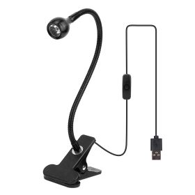 Clip On Reading Light USB Desk Clamp Lamp Flexible Gooseneck Book Night Light For Bed Table Book Study Computer