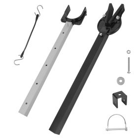 28-40In Adjustable Boat Transom Saver Transom Protector for Outboard Motor Shock Absorbing Boat Motor Support for Securing Engines Rollers Trailer Mou