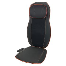 Vibrating Back Massager with Heat Chair Pad Rolling Massage Seat Cushion Electric Heating Massager Thermal Back Massager for Home Car Use