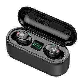 True Wireless V5.0 Earbuds IPX7 Waterproof Touch In-Ear Stereo Headsets TWS Noise Canceling Earbuds w/ LED Display Magnetic Charging Dock