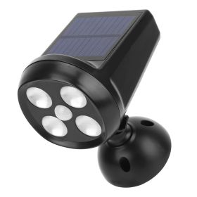 Solar Wall Spotlight Outdoor PIR Motion Sensor Dusk To Dawn Solar Lamps IP65 Waterproof Security Lighting for Garage Front Door Garden Pathway