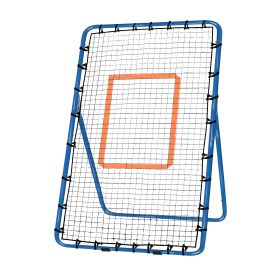 4x6FT Volleyball Rebounder Net Soccer Bounce Back Practice Net Training Equipment with 5 Adjustable Angles for Lacrosse Baseball Soccer Volleyball Pra