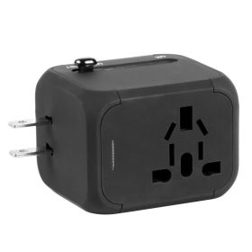 Universal Travel Adapter AC Power Plug Adapter w/2.4A Dual USB Charging Worldwide  US UK EU AUST Socket For Phones Tablet Cameras