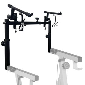 5 Core 2 Tier Keyboard Stand Attachment Easy Gear Adjustable Universal Electric Digital Piano Stands for 54
