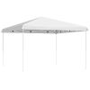 Outsunny Instant Escape: 13x13 White Pop-Up Canopy with Adjustable Height & Carry Bag