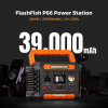 Flashfish P66A 200W Solar Generator, Portable Power Station Battery Pack with AC/USB/DC Output
