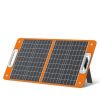60W 18V Portable Solar Panel; Flashfish Foldable Solar Charger with 5V USB 18V DC Output Compatible with Portable Generator; Smartphones; Tablets a 60W 18V Portable Solar Panel; Flashfish Foldable Solar Charger with 5V USB 18V DC Output Compatible with Portable Generator; Smartphones; Tablets a