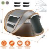 Pop Up Tent Automatic Setup Camping Tent Waterproof Instant Setup Tent with 4 Mosquito Net Windows Carrying Bag for Hiking Climbing Adventure Fishing Pop Up Tent Automatic Setup Camping Tent Waterproof Instant Setup Tent with 4 Mosquito Net Windows Carrying Bag for Hiking Climbing Adventure Fishing