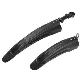 Bicycle Fender Set Adjustable Front Rear Mud Guard Mountain Bike Mudguards Splashboard Fit for 24\'\'-26\'\' Bikes