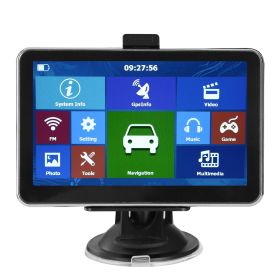 5" Car GPS Navigation 8GB Lorry Truck Navigator Voice Lane Navigation Lifetime Free Map Update 32GB Expandable Advanced