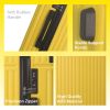 Lemon Yellow 3-Piece Premium ABS Luggage Set-20", 24", and 28" Suitcases with Multi-Position Handle, Silent Spinner Wheels