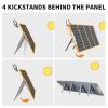 100W 18V Portable Solar Panel;  Flashfish Foldable Solar Charger with  5V USB 18V DC Output Type-C Output Compatible with Portable Generator;  Smartph 100W 18V Portable Solar Panel;  Flashfish Foldable Solar Charger with  5V USB 18V DC Output Type-C Output Compatible with Portable Generator;  Smartph