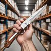CampingGearGoals Portable Tactical Knife with Quick-Deploy Feature