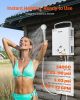 VEVOR Portable Propane Water Heater, 5L Tankless Outdoor Water Heater, 34000 BTU 1.32 GPM Instant Hot Water