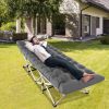 Folding Camping Cot Portable Sleeping Camping Bed Collapsible Travel Camp Cots Guest Bed Cot with 2-Sided Soft Pad 440LBS Max Load Folding Camping Cot Portable Sleeping Camping Bed Collapsible Travel Camp Cots Guest Bed Cot with 2-Sided Soft Pad 440LBS Max Load
