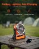 8 inch Rechargeable Camping Desktop Fan Battery Operated 4 Speeds