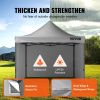 VEVOR 10x10 FT Pop up Canopy with Removable Sidewalls, Instant Canopies Portable Gazebo & Wheeled Bag, UV Resistant Waterproof