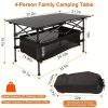 Lightweight Aluminum Folding Camping Table , Portable Roll-Up Design for Outdoor, Camping, Beach, BBQ, Patio, and Picnic Lightweight Aluminum Folding Camping Table , Portable Roll-Up Design for Outdoor, Camping, Beach, BBQ, Patio, and Picnic