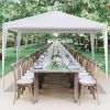 3 x 3m Four Sides Portable Home Use Waterproof Tent with Spiral Tubes White 3 x 3m Four Sides Portable Home Use Waterproof Tent with Spiral Tubes White