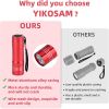 10 Pack of Flashlights 9 LED Mini Aluminum Flashlight Bulk with Lanyard 30 AAA Batteries Included Assorted Colors Handheld Flashlights for Hurricane S
