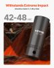 VEVOR Impact Socket Set, 1/2" 19 Piece Impact Sockets, Deep Socket, 6-Point Sockets, 1/2 Inches Drive Socket Set Impact 3/8 inch - 1-1/2 inch