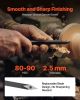 VEVOR Wood Lathe Turning Tool Set, 4PCS, Lathe Roughing Finishing and Detailing Hollow Tool with Wooden Handle, Diamond Round Square Carbide Inserts