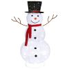 60*60*120cm 30.00V 3.60W Snowman Snow Fleece Garden Snowman Decoration White