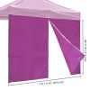 10x10ft EZ Canopy Gazebo Zipper Full Size Side Wall 18-3339TPX Vivid Viola No shelves, only tent fabric provided