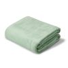 HGTV Super Luxe Faux Fur Throw Blanket Quietude 78 x 92 inches