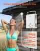 VEVOR Portable Propane Water Heater, 6L Tankless Outdoor Water Heater, 41000 BTU 1.58 GPM Instant Hot Water