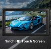 GPS Navigation for Car, Latest 2025 Map,9 inch Touch Screen Real Voice Spoken Turn-by-Turn Direction Reminding Navigation System for Cars