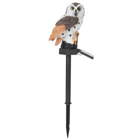 Solar Powered Owl Garden Light IP65 Waterproof LED Owl Landscape Lamp Decorative Lawn Lights For Yard Driveway Walkway Patio