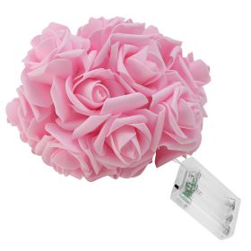 40 LEDs Rose Flower String Lights 10ft/3m Battery Operated Decorative Lights for Anniversary Valentine\'s Wedding Bedroom